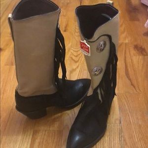 Leather Cowboy Boots